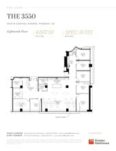 3550 N Central Ave, Phoenix, AZ à louer Plan d’étage- Image 2 de 2