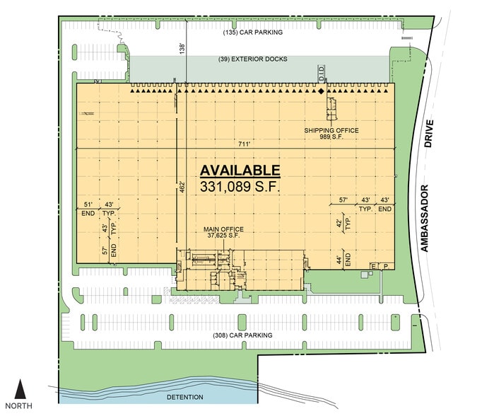 175 Ambassador Dr, Naperville, IL for lease - Typical Floor Plan - Image 2 of 7