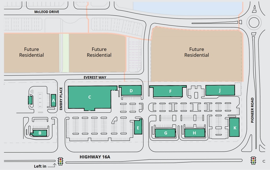Pioneer Rd, Spruce Grove, AB for lease - Site Plan - Image 3 of 7