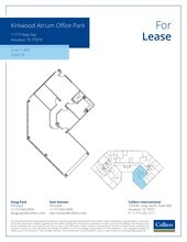 11777 Katy Fwy, Houston, TX à louer Plan de site- Image 2 de 2