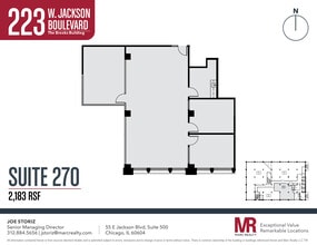 223 W Jackson Blvd, Chicago, IL for lease Floor Plan- Image 1 of 6