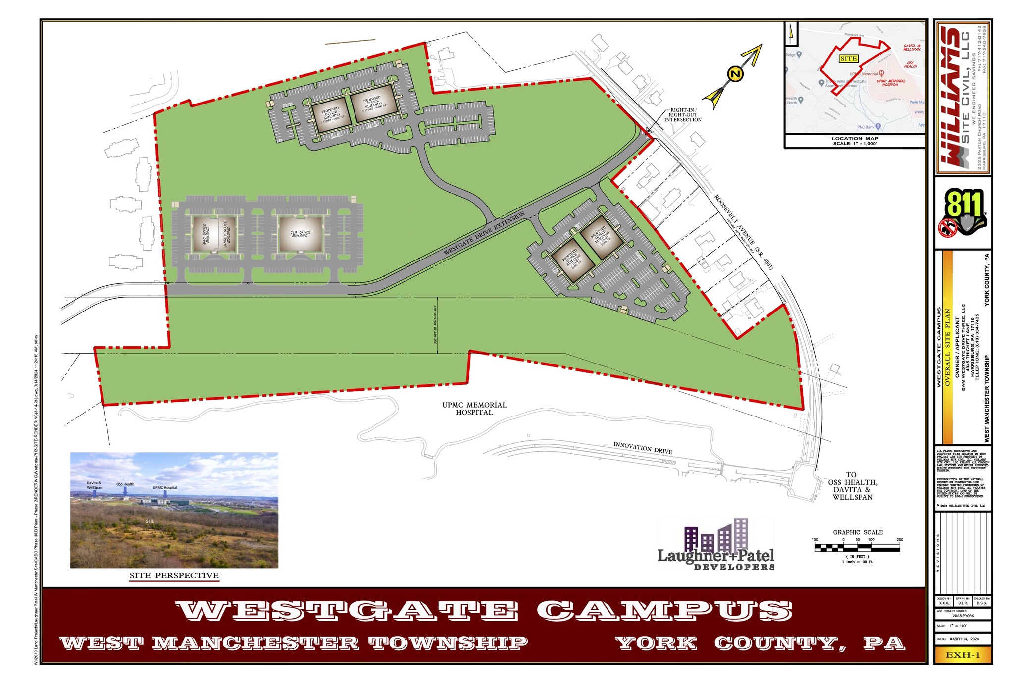 1710 Westgate Dr, York, PA for lease Site Plan- Image 1 of 1