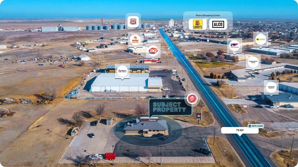 820 S Highway 207, Spearman, TX à vendre - Aérien - Image 3 de 3