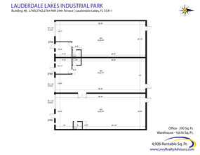 2696 NW 31st Ave, Lauderdale Lakes, FL à louer Plan d  tage- Image 2 de 3