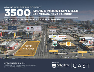 Plus de détails pour 3500 Spring Mountain Rd, Las Vegas, NV - Terrain à louer