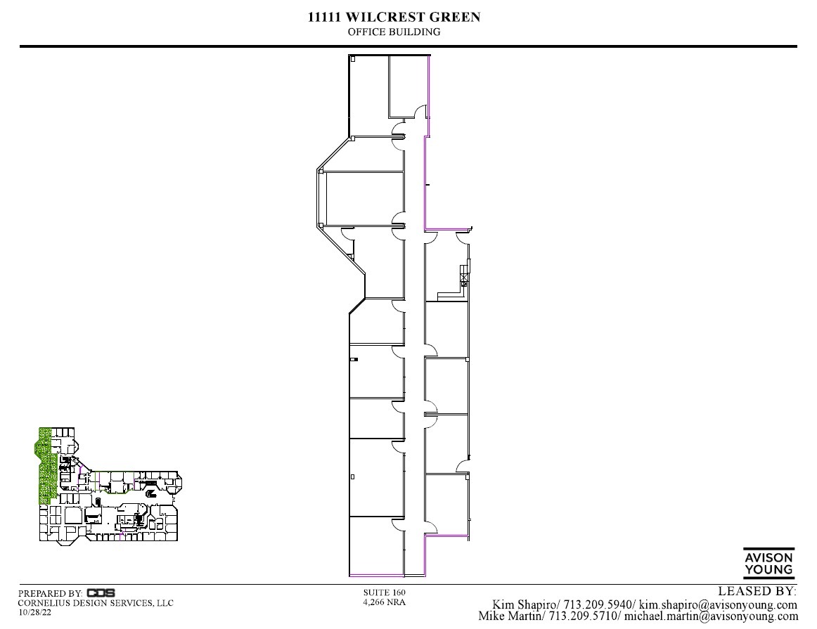 11111 Wilcrest Green Dr, Houston, TX for lease Floor Plan- Image 1 of 1