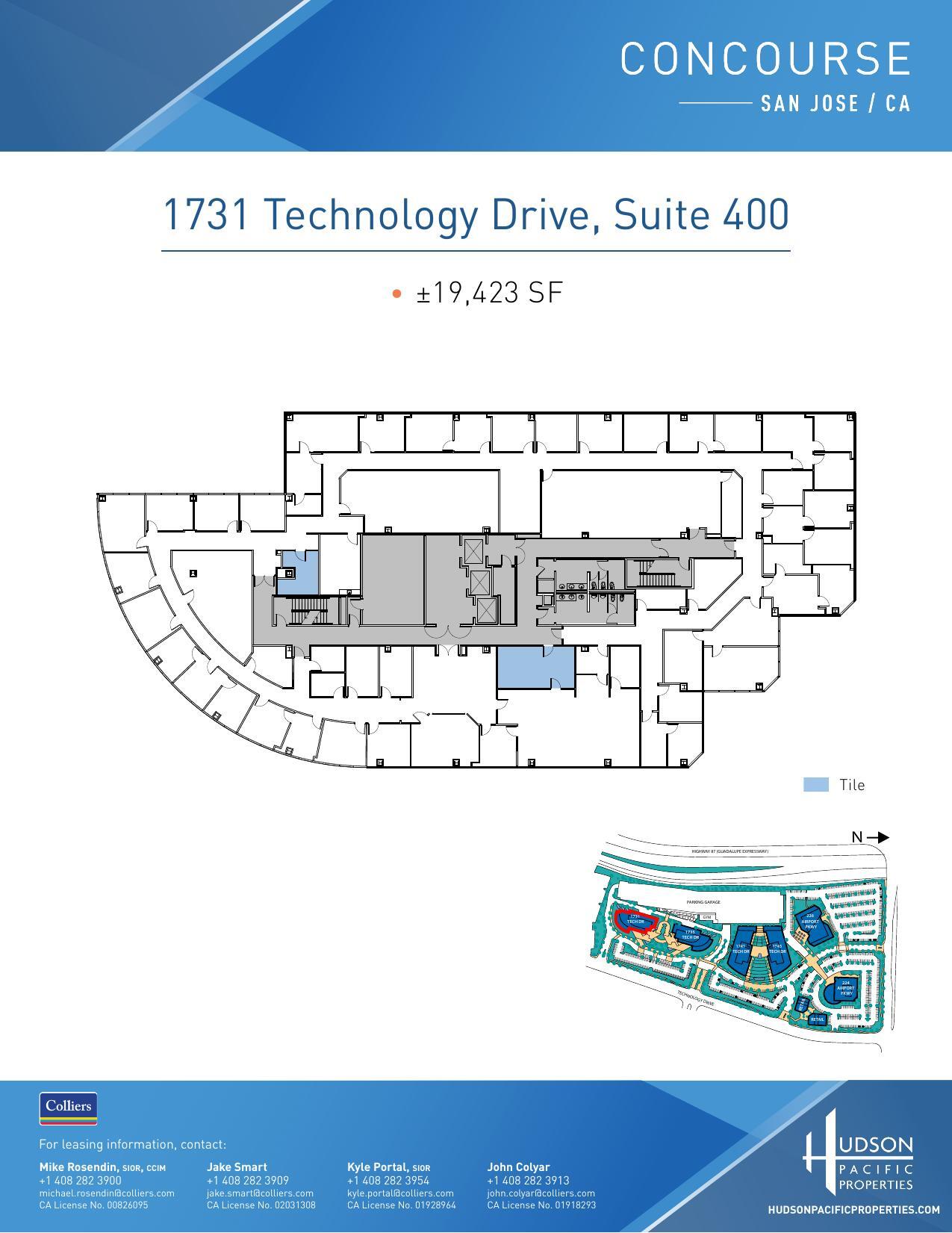 224 Airport Pkwy, San Jose, CA à louer Plan d’étage- Image 1 de 1