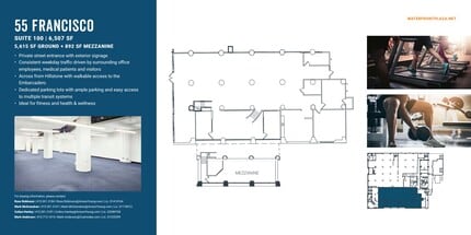 55 Francisco St, San Francisco, CA for lease Floor Plan- Image 1 of 1