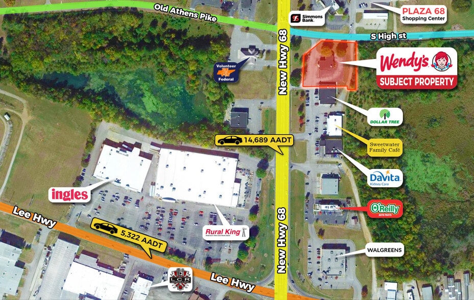 903 New Highway 68, Sweetwater, TN for sale - Building Photo - Image 2 of 5