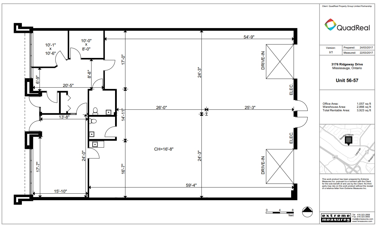 4181 Sladeview Cres, Mississauga, ON for lease Floor Plan- Image 1 of 1