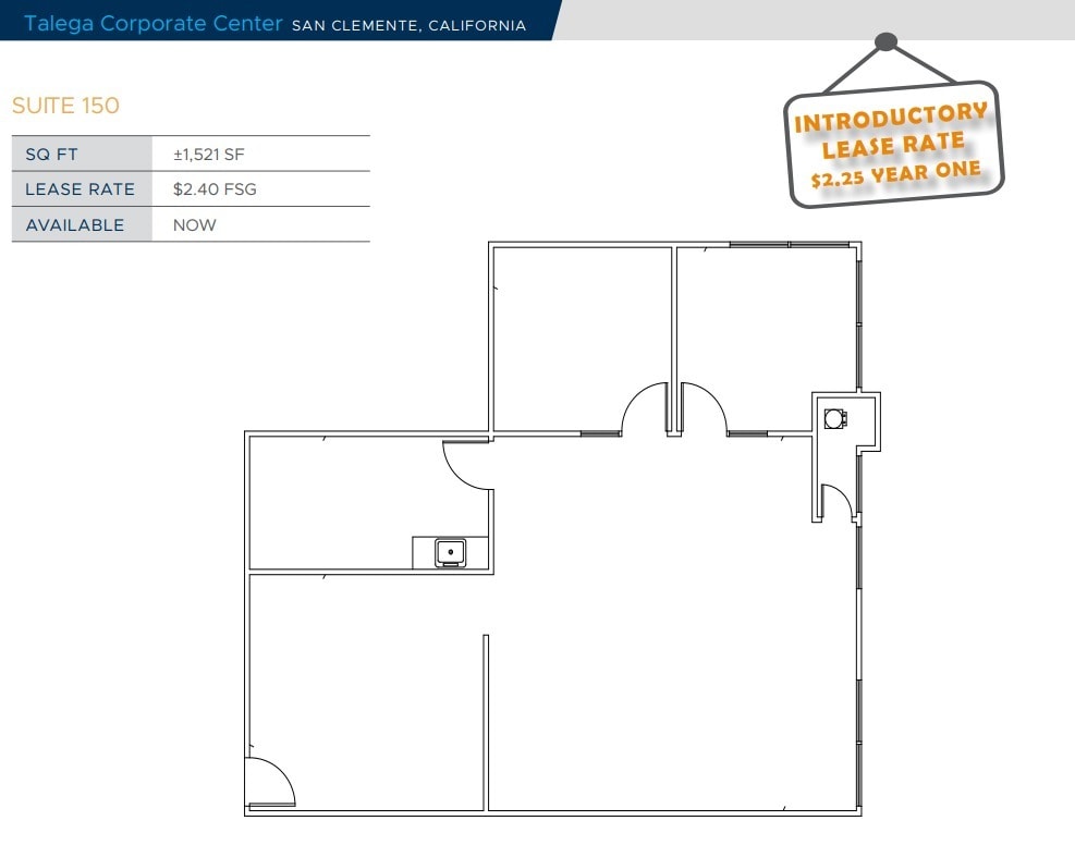 1211 Puerta del Sol, San Clemente, CA for lease Floor Plan- Image 1 of 1