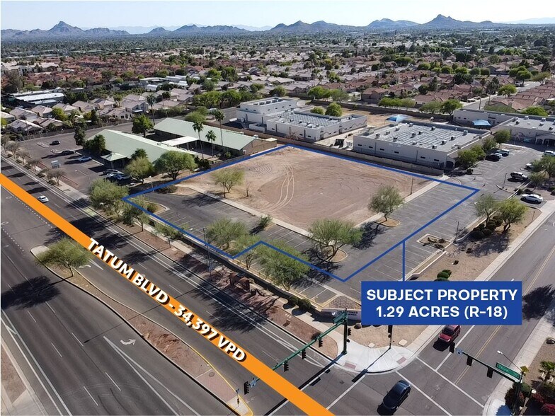 18010 N Tatum Blvd, Phoenix, AZ à vendre - Photo du bâtiment - Image 1 de 6