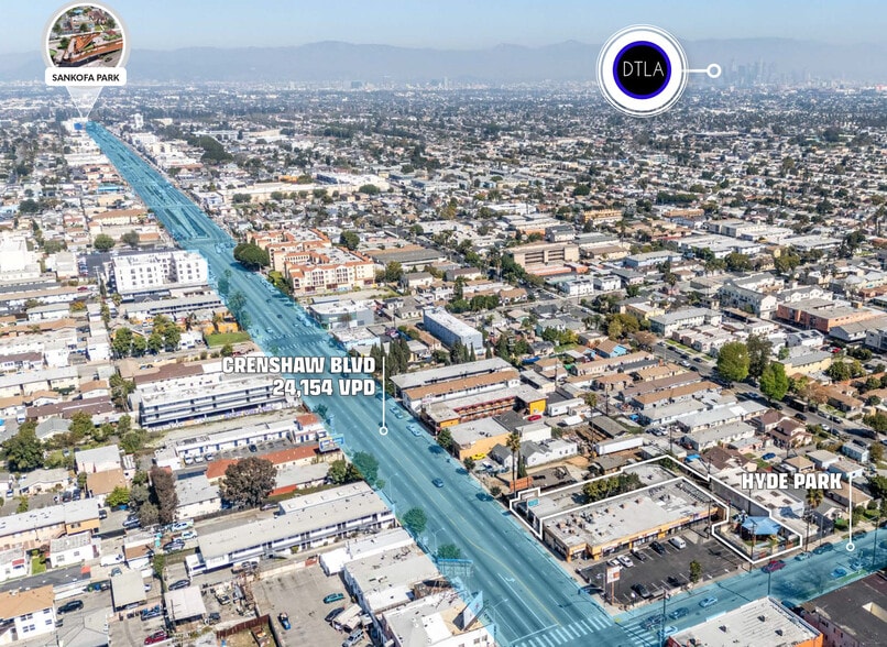 6422 Crenshaw Blvd, Los Angeles, CA for sale - Aerial - Image 2 of 10