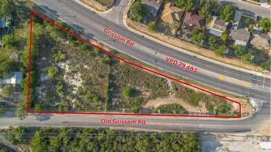 1.44 ± AC Grissom Rd Rd, San Antonio, TX - AERIAL  map view - Image1