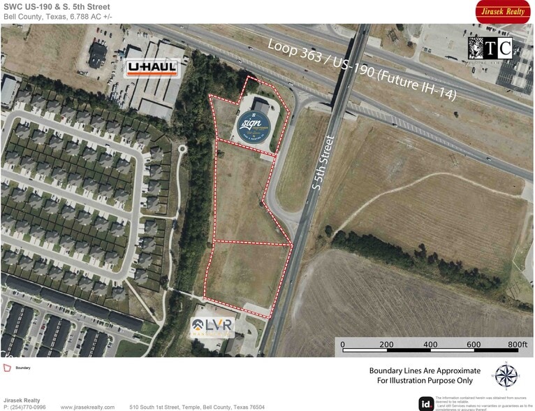 SW HK Dodgen Loop 363 & S 5th St, Temple, TX for sale - Building Photo - Image 3 of 7