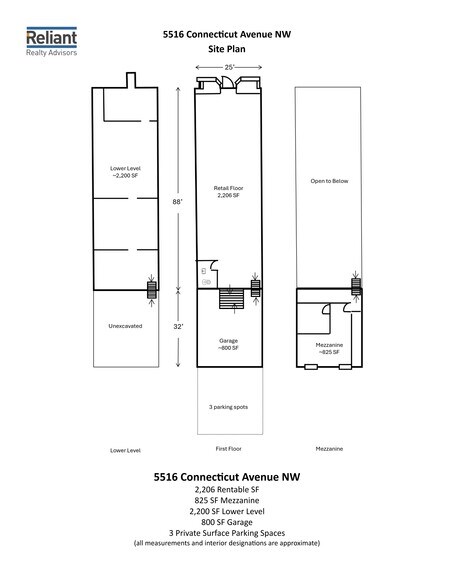 5516 Connecticut Ave NW, Washington, DC à louer - Plan de site - Image 3 de 3