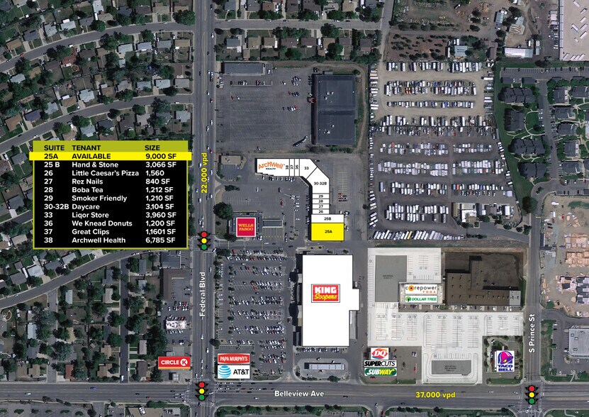 5050 S Federal Blvd, Englewood, CO à louer - Photo du bâtiment - Image 2 de 7