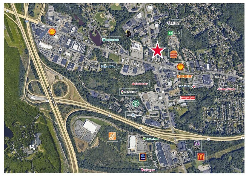 1501-1511 Atwood Ave, Johnston, RI à louer - Photo du bâtiment - Image 2 de 5