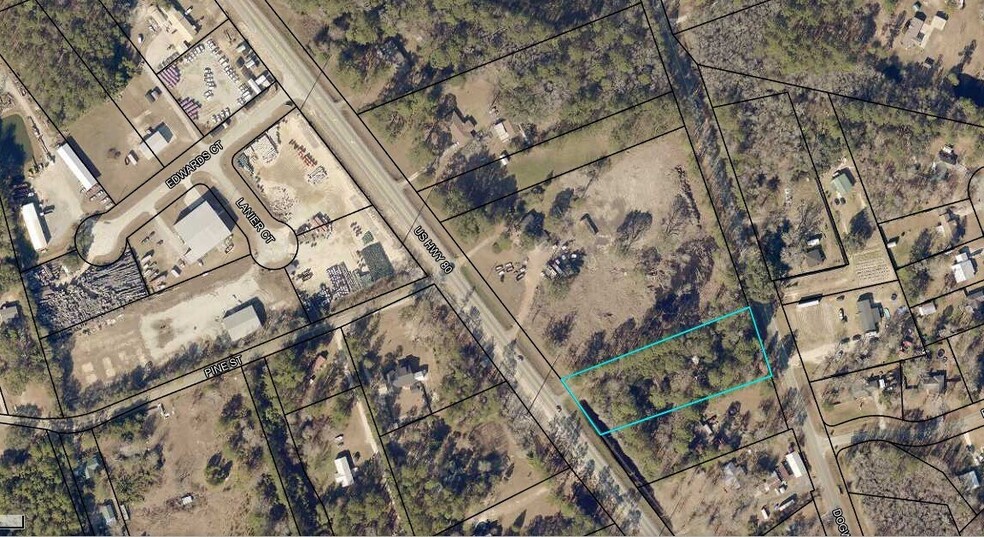 865 US Hwy 80 & 205 Dogwood Way (3.3 acres), Eden, GA for sale - Aerial - Image 3 of 5