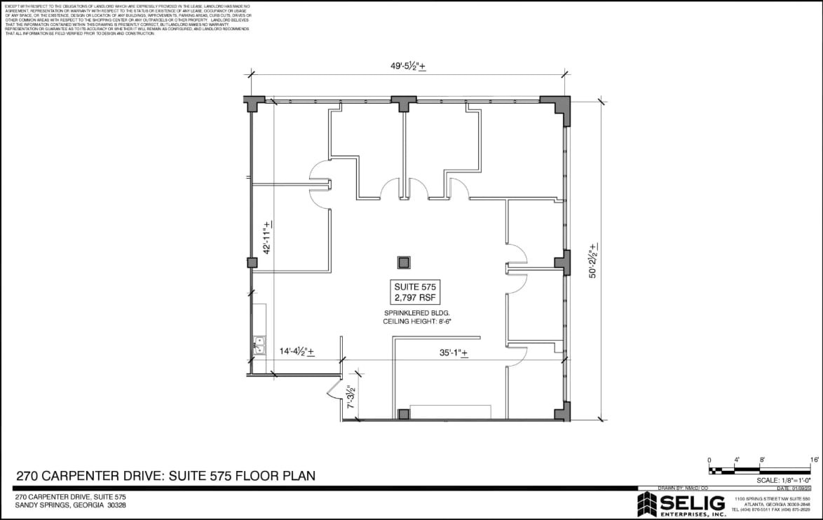 270 Carpenter Dr NE, Sandy Springs, GA for lease Floor Plan- Image 1 of 1