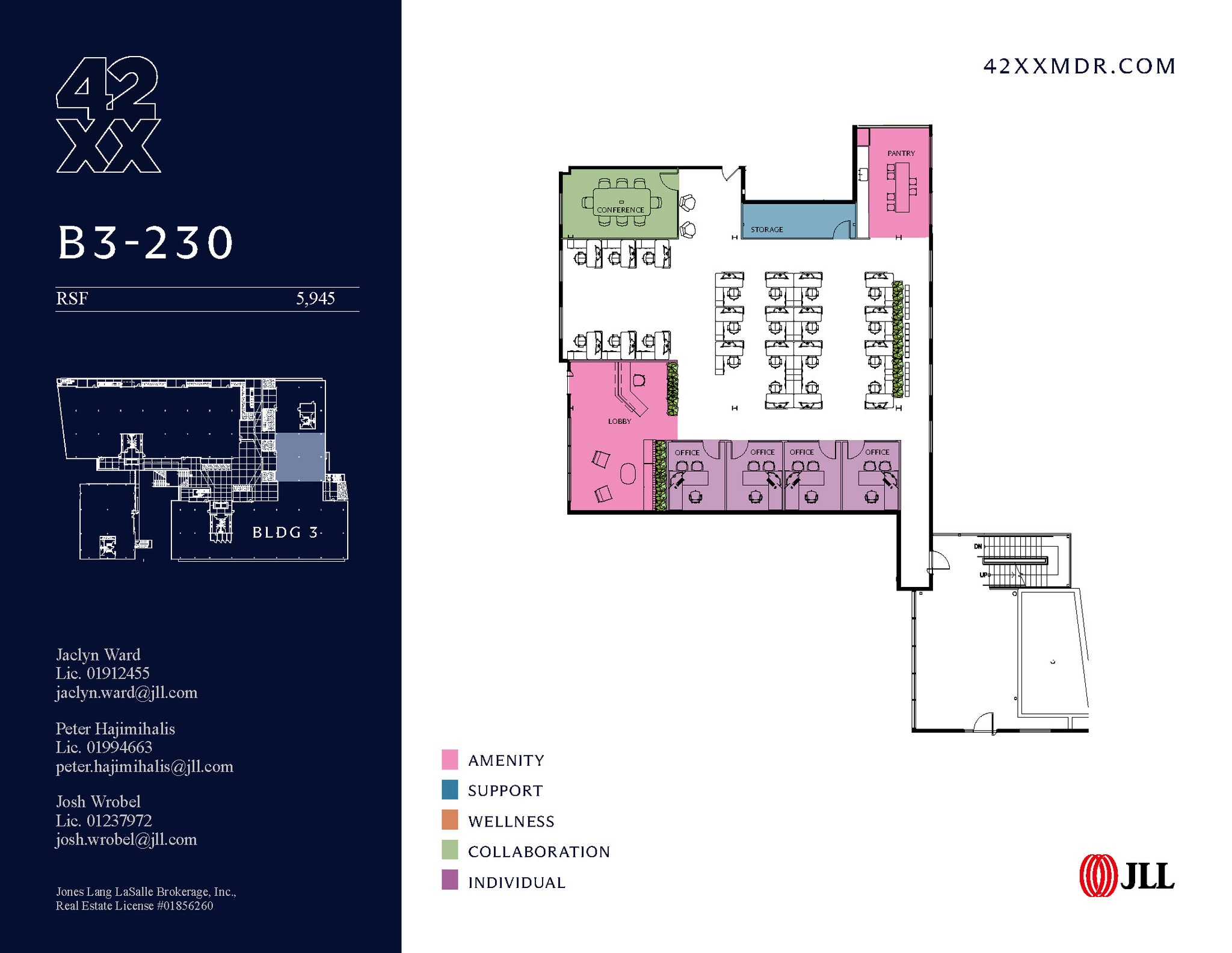 4204 Glencoe Ave, Marina del Rey, CA à louer Plan d’étage- Image 1 de 2