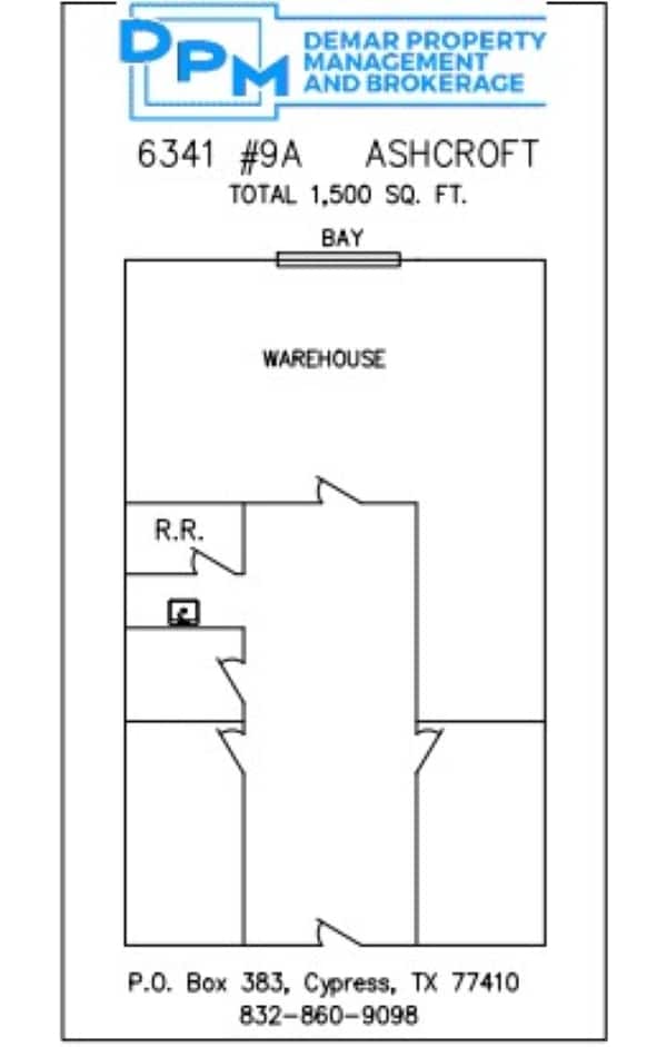 6301-6335 Ashcroft Dr, Houston, TX for lease Floor Plan- Image 1 of 1