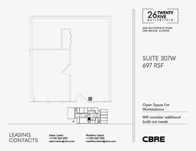 2625 Butterfield Rd, Oak Brook, IL for lease Floor Plan- Image 1 of 1