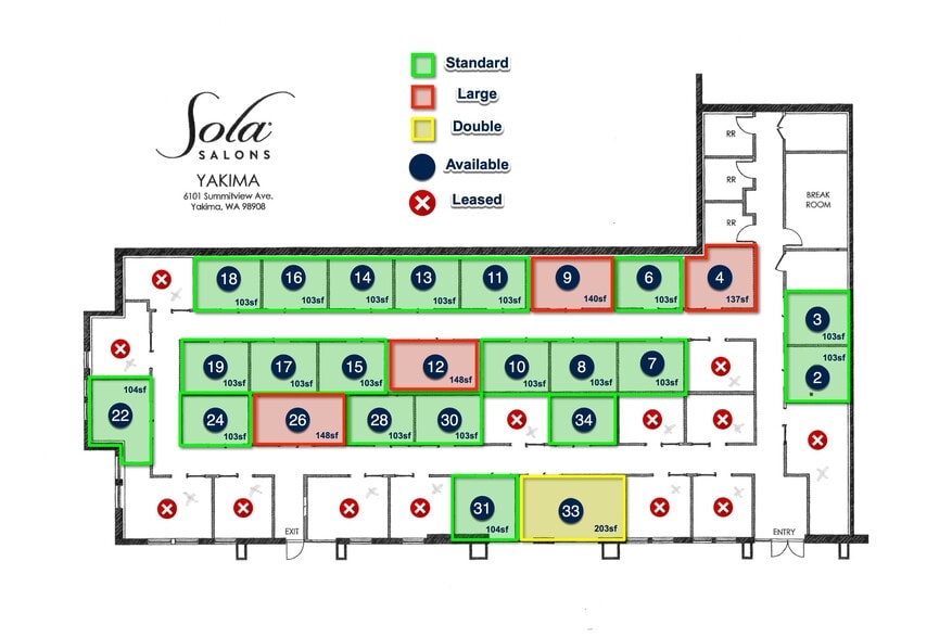 6101 Summitview Ave, Yakima, WA for lease - Floor Plan - Image 2 of 12
