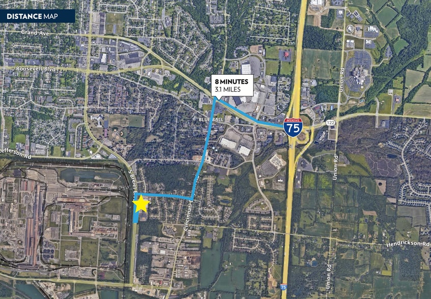 4680 Caprice Dr, Middletown, OH for lease - Building Photo - Image 2 of 9