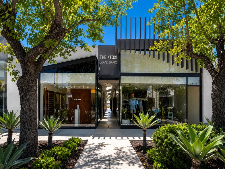 8478-8480 Melrose Pl, Los Angeles, CA à louer - Photo du bâtiment - Image 1 de 3