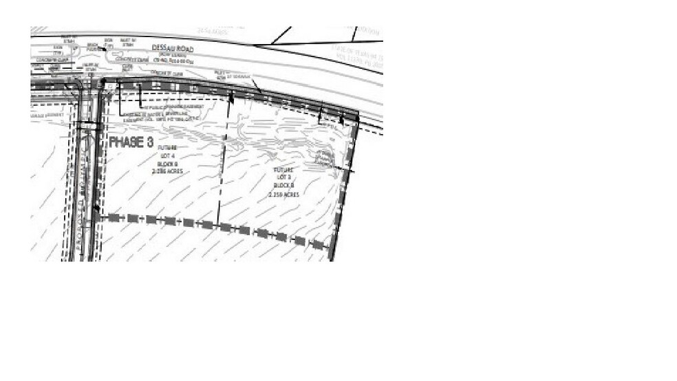 000 TBD Dessau Rd/Olympic Dr Rd, Pflugerville, TX à vendre - Plan cadastral - Image 2 de 4