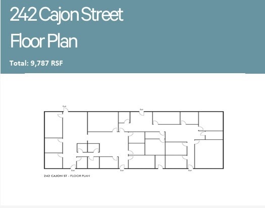 242 Cajon St, Redlands, CA for lease Floor Plan- Image 1 of 1