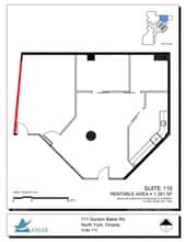 111 Gordon Baker Rd, Toronto, ON for lease Floor Plan- Image 1 of 1
