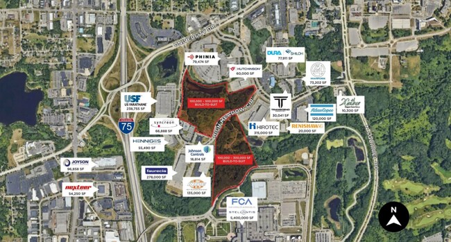 Plus de détails pour High Meadow Cir, Auburn Hills, MI - Bureau à louer