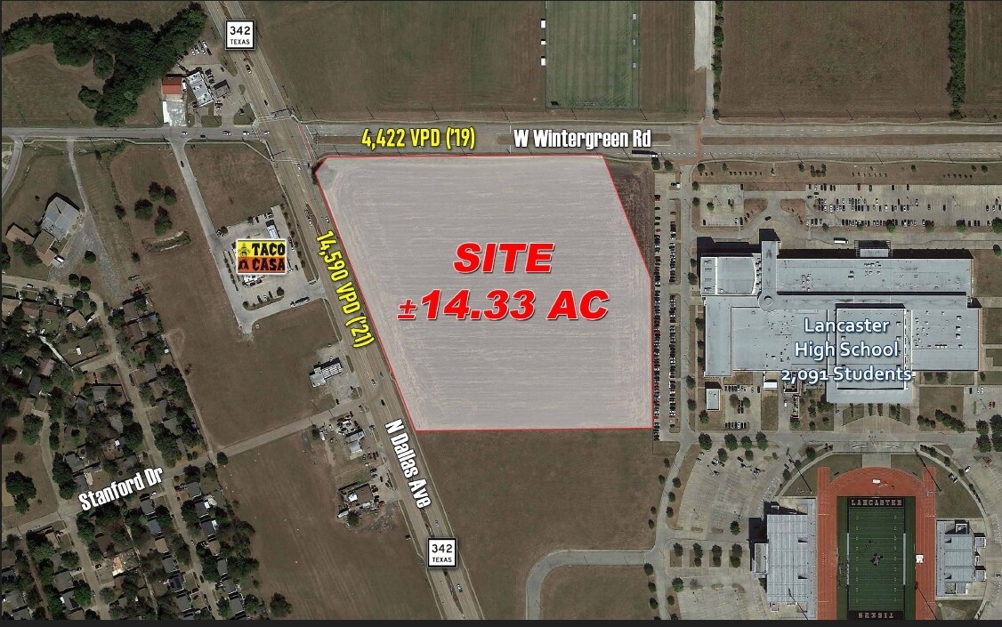 W Wintergreen Rd & North Dallas Ave Ave, Lancaster, TX à vendre Photo du bâtiment- Image 1 de 2
