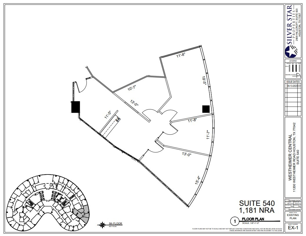 11200 Westheimer Rd, Houston, TX for lease Floor Plan- Image 1 of 1