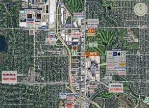 2717 N Mayfair Rd, Wauwatosa, WI - AERIAL map view