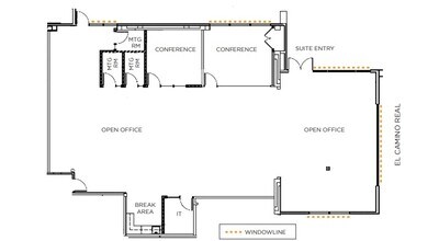 4940 El Camino Real, Los Altos, CA à louer Plan d  tage- Image 1 de 1