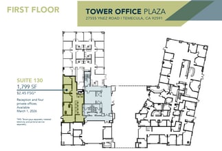 27555 Ynez Rd, Temecula, CA à louer Plan d’étage- Image 1 de 1