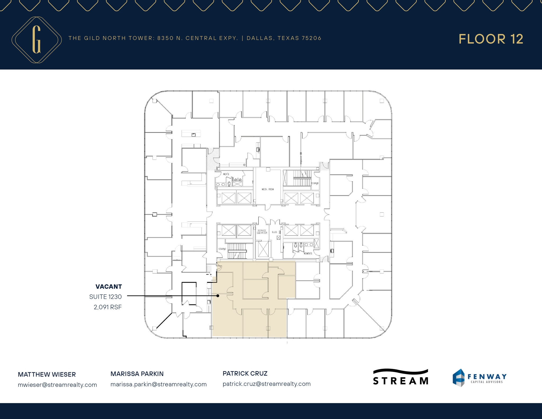 8350 N Central Expy, Dallas, TX for lease Floor Plan- Image 1 of 1