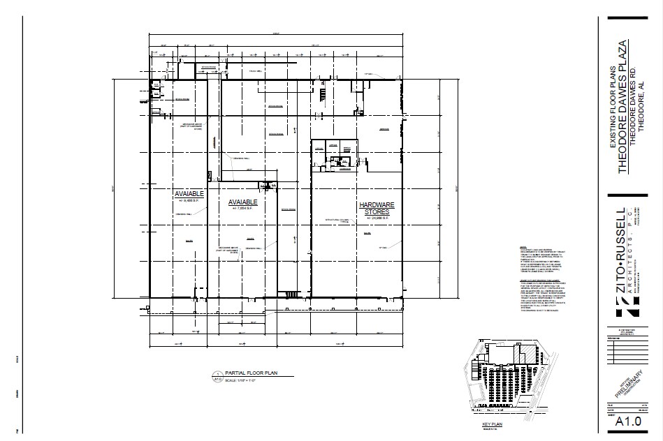 7301-7361 Theodore Dawes Rd, Theodore, AL for lease Floor Plan- Image 1 of 1