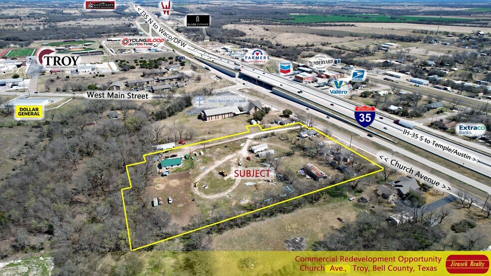 114, 118 & 202 Church, Troy, TX for sale - Primary Photo - Image 1 of 9