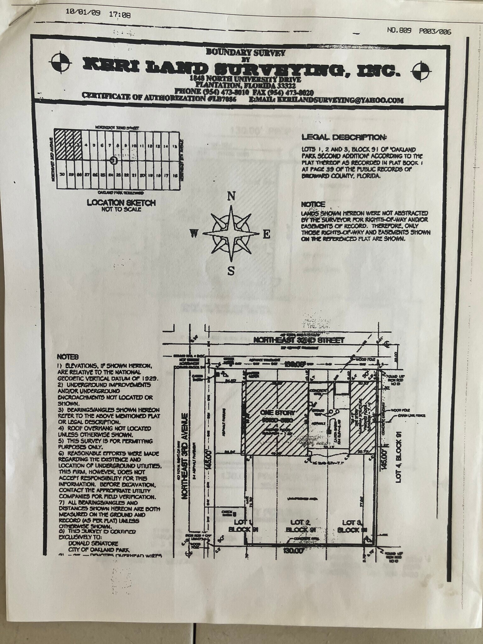 3160 NE 3rd Ave, Oakland Park, FL for lease Site Plan- Image 1 of 8
