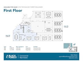 2700 Technology Forest Blvd, The Woodlands, TX for lease Floor Plan- Image 1 of 1