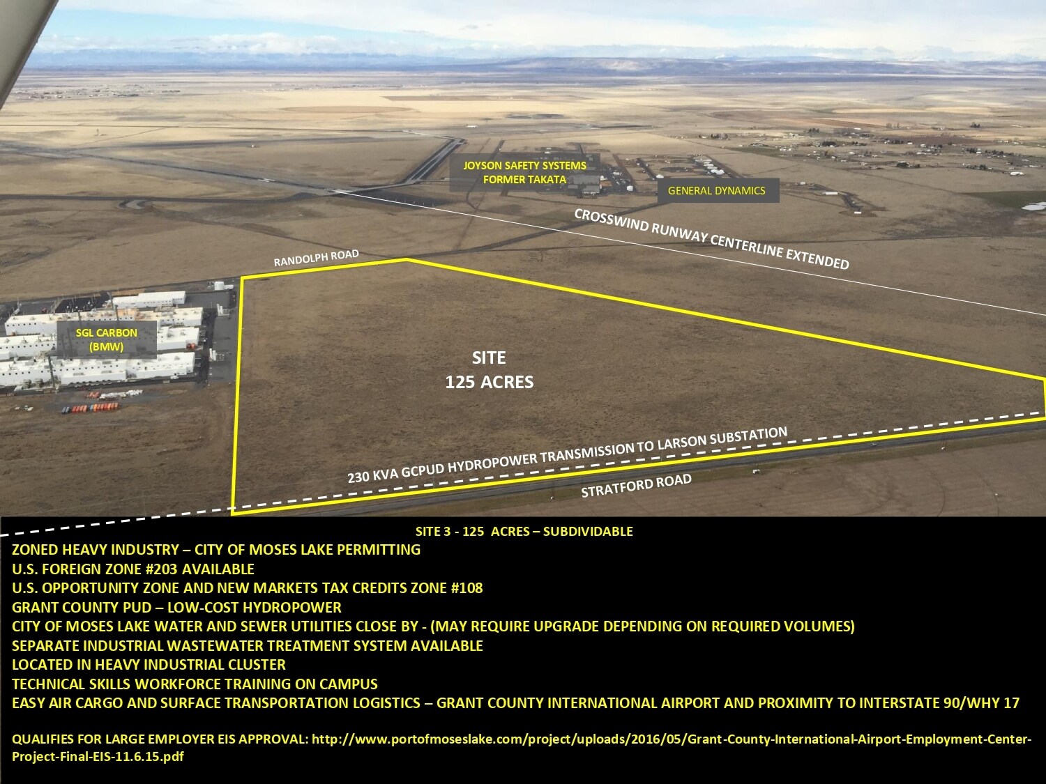 000 Stratford, Moses Lake, WA à vendre Aérien- Image 1 de 3