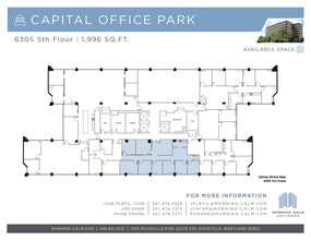 6305 Ivy Ln, Greenbelt, MD for lease Floor Plan- Image 2 of 2