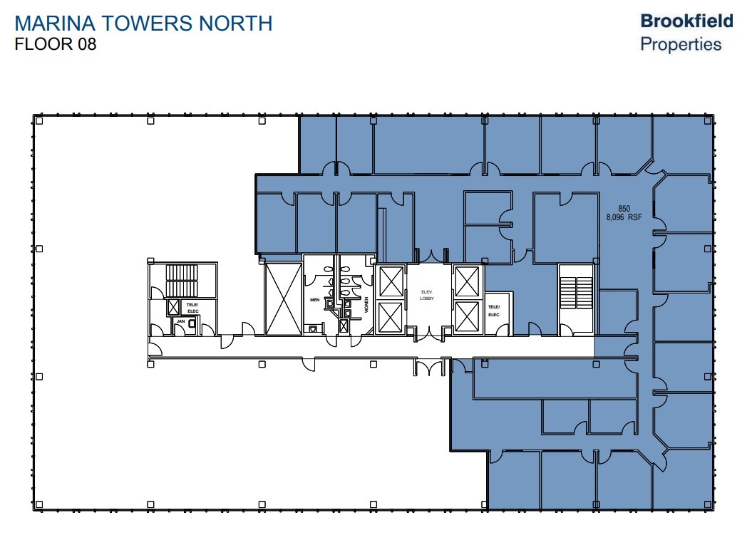 4640 Admiralty Way, Marina Del Rey, CA à louer Plan d  tage- Image 1 de 1