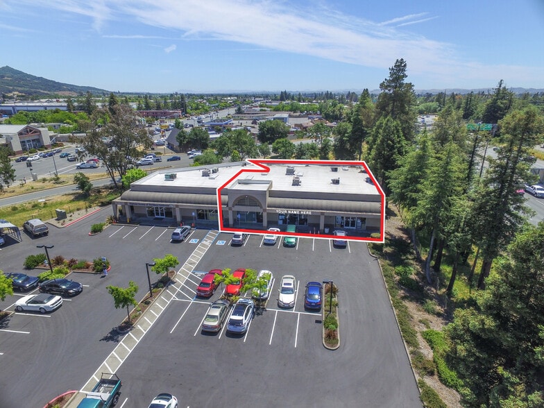 1445 Santa Rosa Ave, Santa Rosa, CA for lease - Aerial - Image 1 of 8