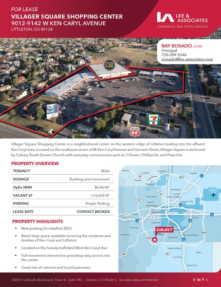 9012-9142 W Ken Caryl Ave, Littleton, CO for lease - Building Photo - Image 2 of 8