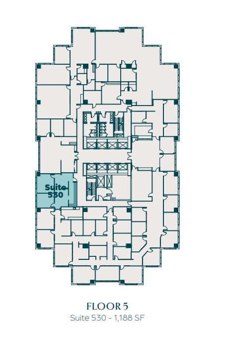 951 E Byrd St, Richmond, VA à louer Plan d’étage- Image 1 de 1